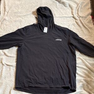 Adidas Men's Black Pullover Hoodie